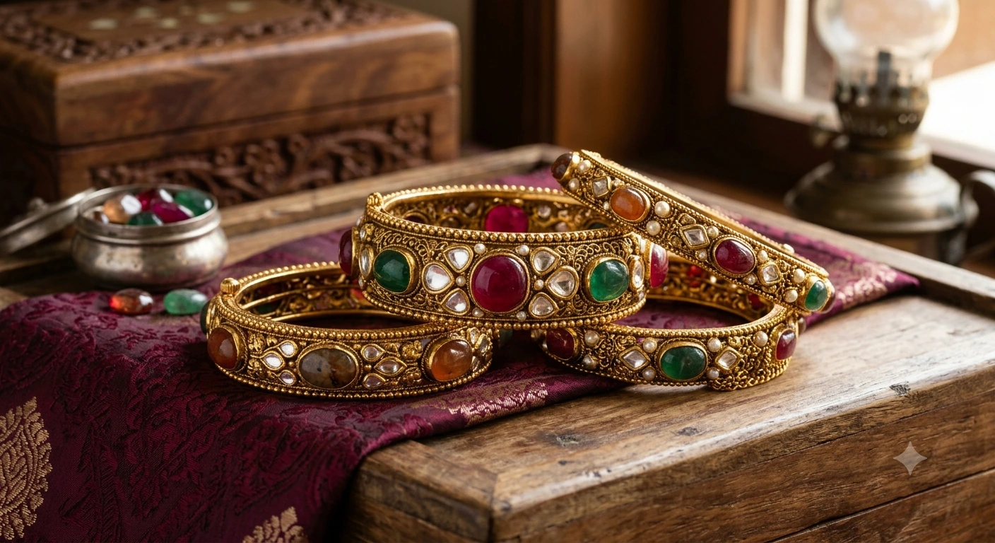 Stone Bangles with all sizes